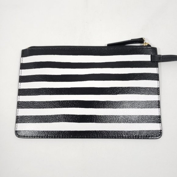 Kate Spade Arch Place Mya Reversible Tote - Black/Striped - Picture 5 of 6